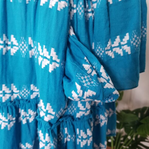 Elan Grecian cover-up dress S - Picture 4 of 9